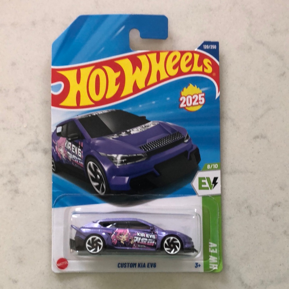 Custom Kia EV6 Toy Car - Purple